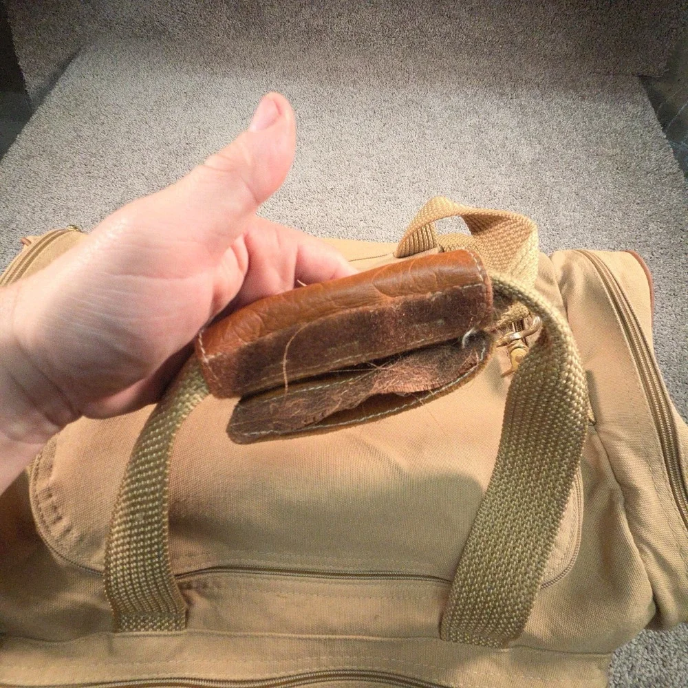 Vintage Ford Eddie Bauer Canvas Duffle Bag 21